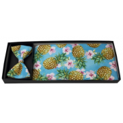 Pineapple Paradise Cummerbund and Bow Tie Set